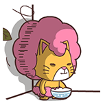 毛毛猫自恋微信表情包合集