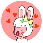 毛毛兔小恶魔微信动态表情合集