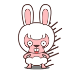 毛毛兔小恶魔微信动态表情合集