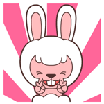 毛毛兔小恶魔微信动态表情合集