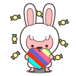 毛毛兔小恶魔微信动态表情合集