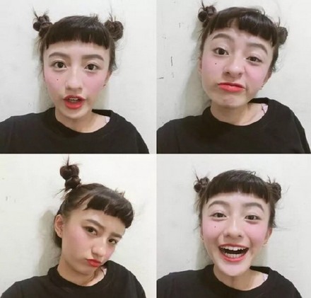 软妹纸二次元齐刘海微信图片