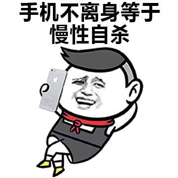 突然发现我这一天啥都没干 忙着自杀了微信表情包