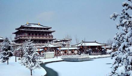 西安唯美意境雪景图片大全 一下雪西安就成了长安