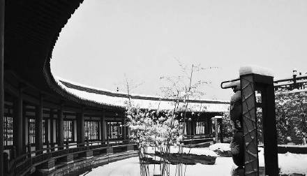 西安唯美意境雪景图片大全 一下雪西安就成了长安