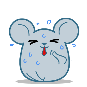 顽皮黑眼鼠微信表情包合集