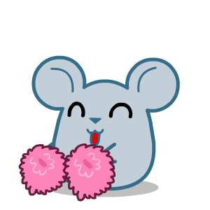 顽皮黑眼鼠微信表情包合集