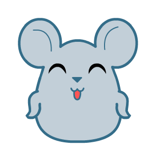 顽皮黑眼鼠微信表情包合集