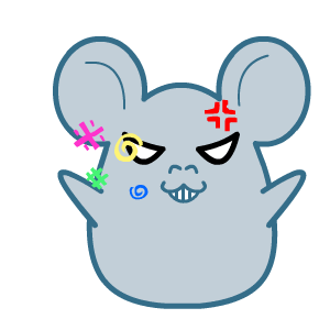 顽皮黑眼鼠微信表情包合集