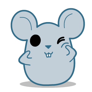 顽皮黑眼鼠微信表情包合集