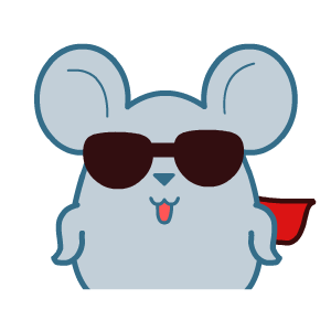 顽皮黑眼鼠微信表情包合集