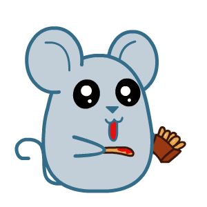 顽皮黑眼鼠微信表情包合集