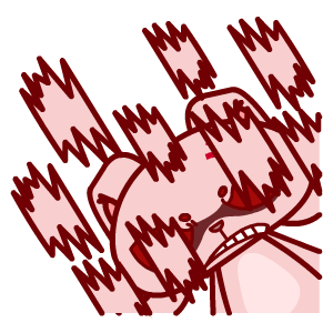 暴力兔暴怒微信表情包合集