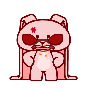 暴力兔暴怒微信表情包合集