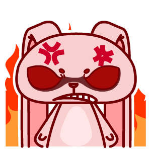 暴力兔暴怒微信表情包合集