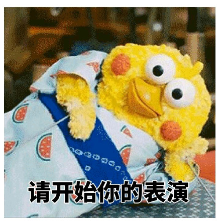 请开始你的表演表情包
