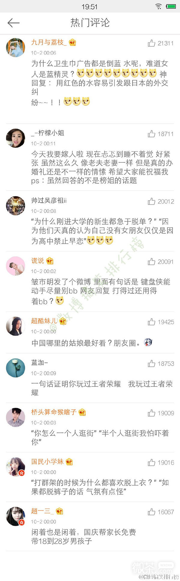 那些年，那些神回复？