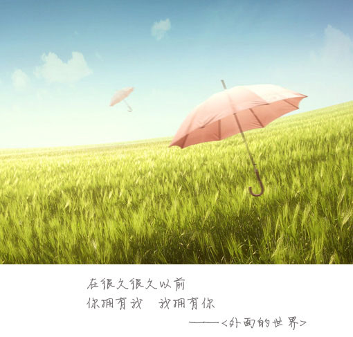 流动的旋律动人歌词签名图 我习惯一个人稳稳地走着陌生的道路