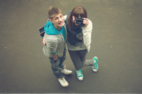 唯美清爽的欧美幸福情侣图 孤独,是自己给自己思考自我的时间