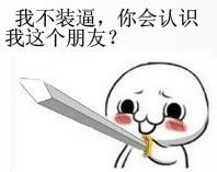 持剑系列带字表情包