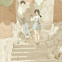 手绘情侣一对唯美简单头像经典版 用来怀念的是记忆