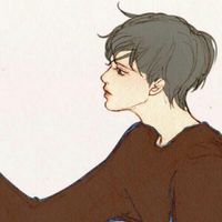 手绘情侣一对唯美简单头像经典版 用来怀念的是记忆