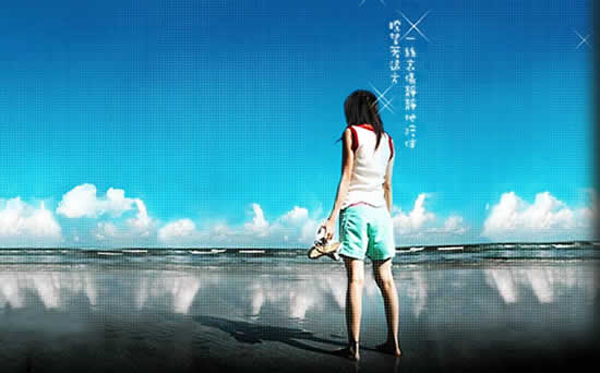 情感爱情图片:伸出双手,我们要遥远幸福的