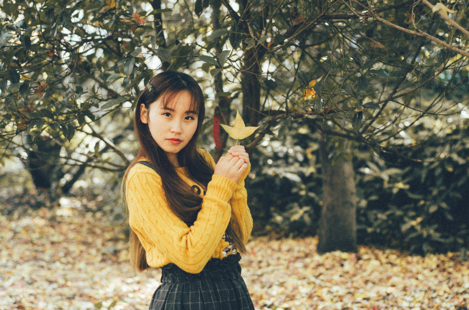 森系女生小清新治愈系图片 爱情已收局了,你的心也渐远了
