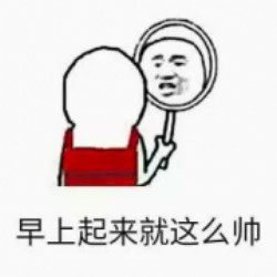 照镜子表情包