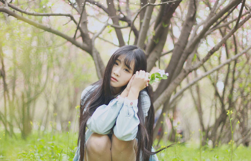 很养眼的女生小清新大图 对你的爱我照单全收，只是消化不易