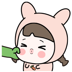 蛙哥兔姐萌萌哒表情包