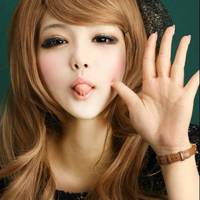 长发美女的微信头像最新版 掩饰心中那份小小的失落