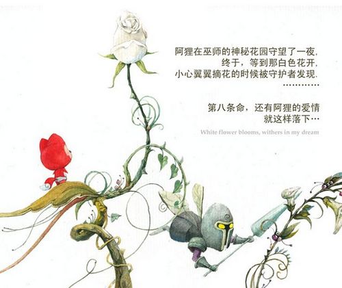 关于阿狸有九条命的故事插画 据说,阿狸是只九命小猫呐