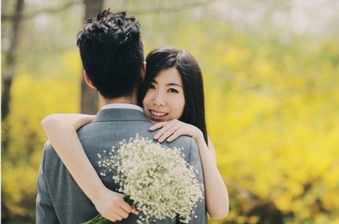 甜美幸福的情侣意境好看大图 最盼望的不过是与你并肩写爱情