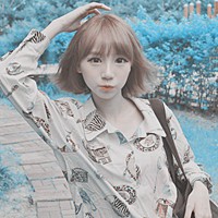 唯美的阿宝色闺蜜头像 时尚青春的阿宝色头像姐妹