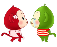 超萌栗子猴表情包