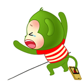 超萌栗子猴表情包