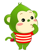 超萌栗子猴表情包