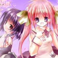 最新可爱姐妹卡通头像 好看的闺蜜动漫微信双人头像