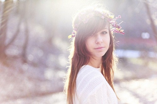 飘逸的思念欧美女生图片 我说你看他们都信了你怎么不信、不生气?