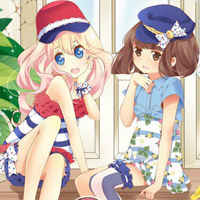 最新可爱姐妹卡通头像 好看的闺蜜动漫微信双人头像