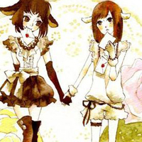 最新可爱姐妹卡通头像 好看的闺蜜动漫微信双人头像