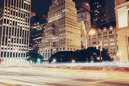 纽约夜色美景大图 让我们游走在夜色下的纽约街头吧