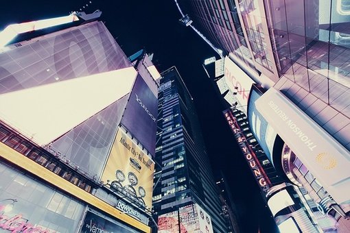 纽约夜色美景大图 让我们游走在夜色下的纽约街头吧