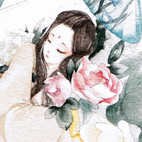 古风情侣头像一左一右 唯美古风情侣头像