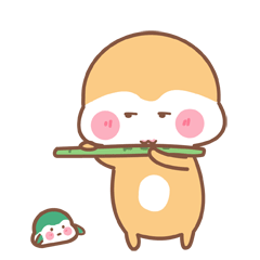 调皮的黄秃秃表情包