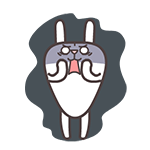 翔通动漫屌丝兔表情包