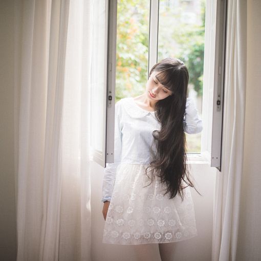 复古伤感个性好看女生大图 如果爱我,请许我天长地久甜蜜一世