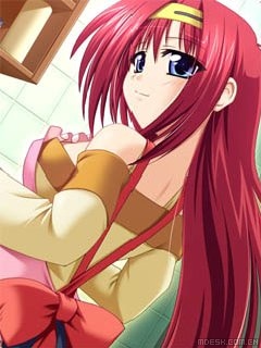 楚楚动人的卡通美女 可爱的手机图片壁纸 好看的动漫图图