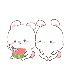 萌萌哒的欢乐兔表情包